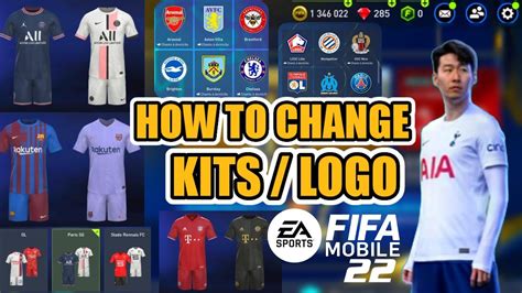 How To Change Kits Logo In Fifa Mobile How To Get Psg Kits