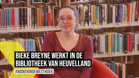 Bieke Breyne Werkt In De Bibliotheek Van Heuvelland Youtube