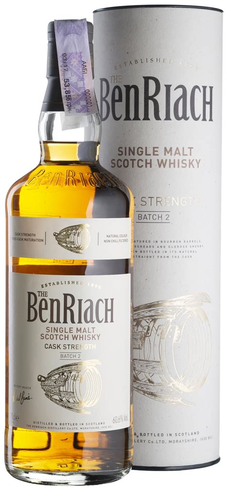 Виски BenRiach Cask Strength Batch 2 (Бенриах Бочковая Крепость Батч 2 ...