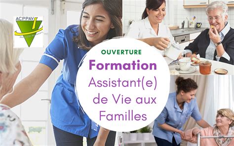 Acppav Ouverture De Formation Assistant E De Vie Aux Familles Advf