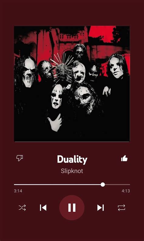 Duality | Slipknot songs, Metal songs, Metallica music