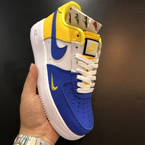 Nike Air Force 1 Blue White Yellow buy