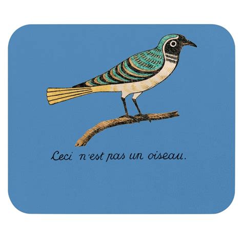 Birds Arent Real Ceci Nest Pas Un Oiseau Mouse Pads Sold By Lecture