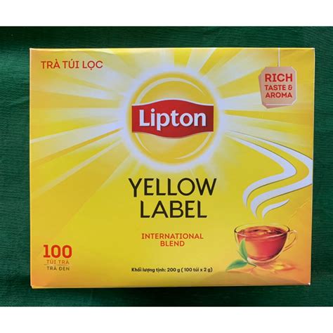 Lipton Yellow Label Tea Bags 200g Box 100 Packs X 2g Made In Indonesia Shopee Philippines