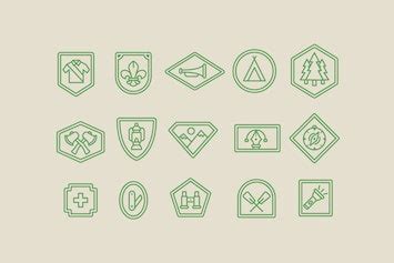 Item: 15 Scout Badge Icons by creativevip - shared by G4Ds