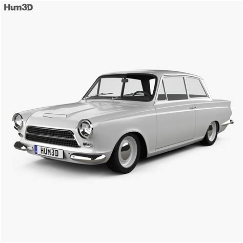 Ford Lotus Cortina Mk1 1963 3D model - Vehicles on Hum3D