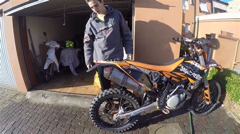 KTM EXC 450 2009 AKRAPOVIC SOUND YouTube