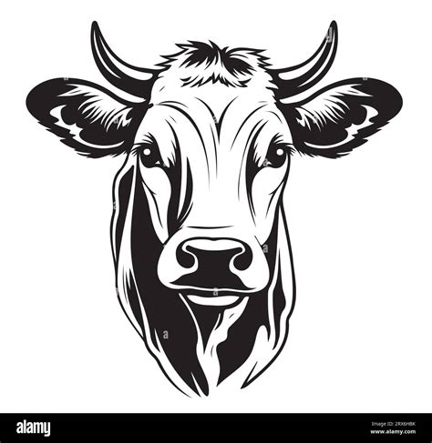 Cow Farm Animal Sketch Hand Drawn Vector Stock Vector Image And Art Alamy