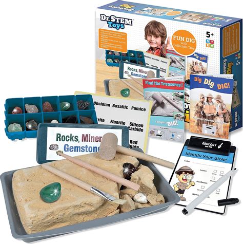 discovery rock gem dig set science amazon canada