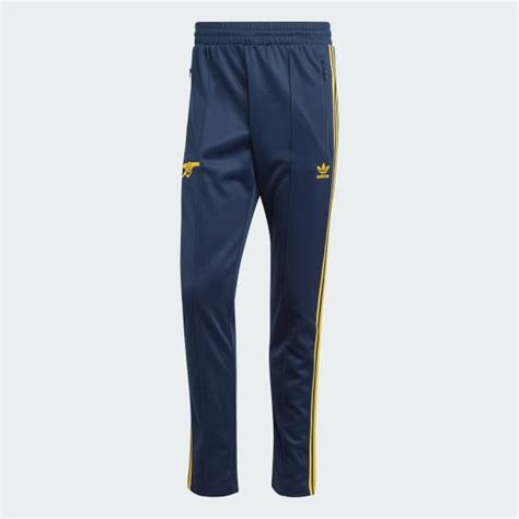 Adidas Arsenal Beckenbauer Tracksuit Bottoms Blue Adidas Uk