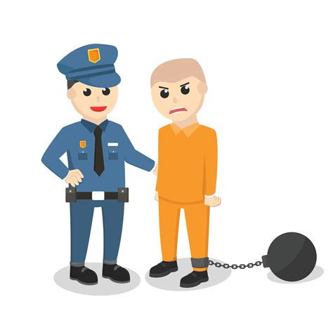 Police Officer Arresting Someone Clipart