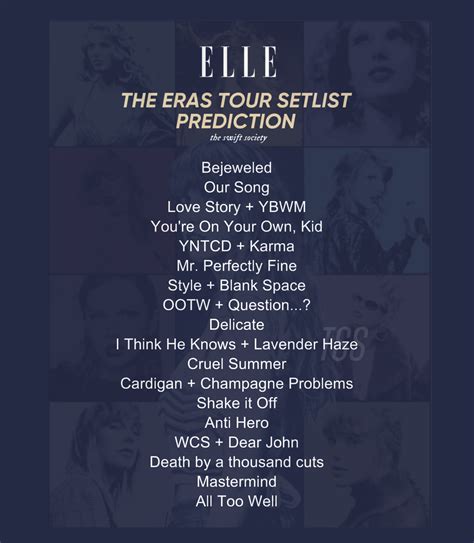 199X Taylor Swift The Eras Tour (Concert Setlist) See The, 56% OFF