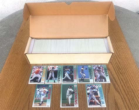 1992 Fleer Baseball Complete 732 Card Set In Nrmt To Gem Mint Condition