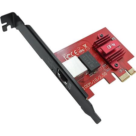 QFly 2 5G Base T Adaptador De Red PCIe RTL8125B 2500 1000 100Mbps PCI