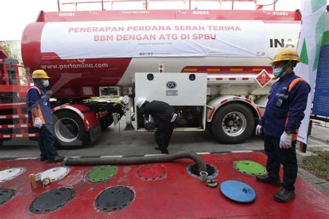 Digitalisasi SPBU Pertamina Melalui ATG Custody Transfer Di Tangki