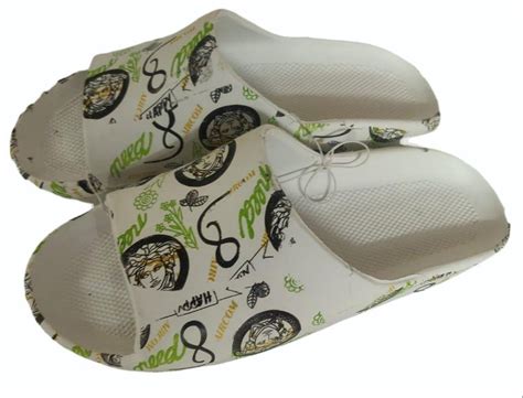 White Base Men Printed EVA Flip Flop Slipper At Rs 80 Pair In New