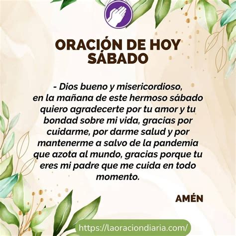 Oracion del Sabado Encuentra paz en el Señor Oraciones Diarias