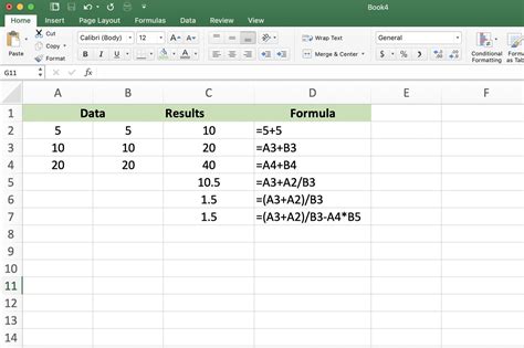 Formula Excel