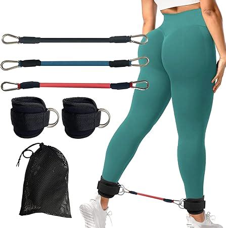 Amazon CORECISE Booty Ankle Resistance Bands With Cuffs Ankle