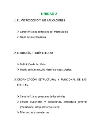 Portafolio De Biologia Unidad Ii Pdf