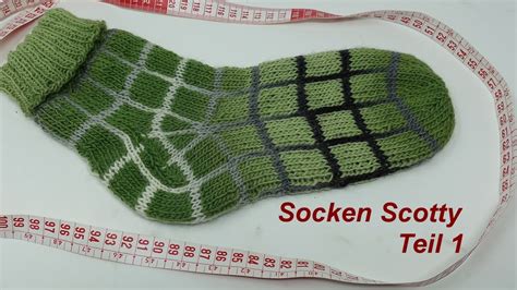 Socken Scotty Double Face Stricken Teil Youtube