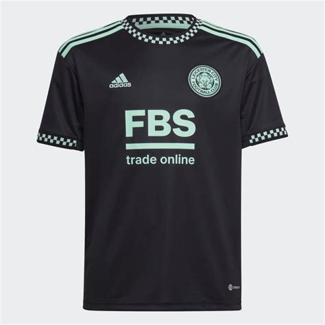 Adidas Leicester City FC 22 23 Away Jersey Black Free Delivery