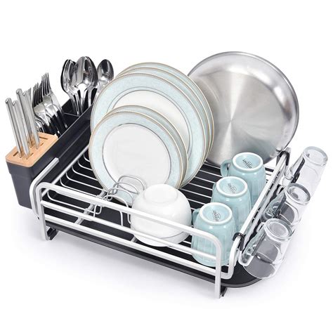 Buy Kingrack Aluminum Dish Drainer Large Dish Drying Rackdish Rack