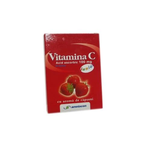 VITAMINA C CAPSUNI 180MG 20CPR AMNIOCEN EFarma