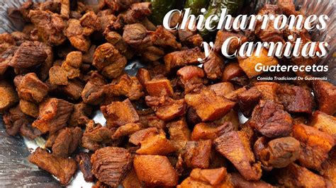 Chicharrones Y Carnitas Cocinado A Leña Comida Tradicional De