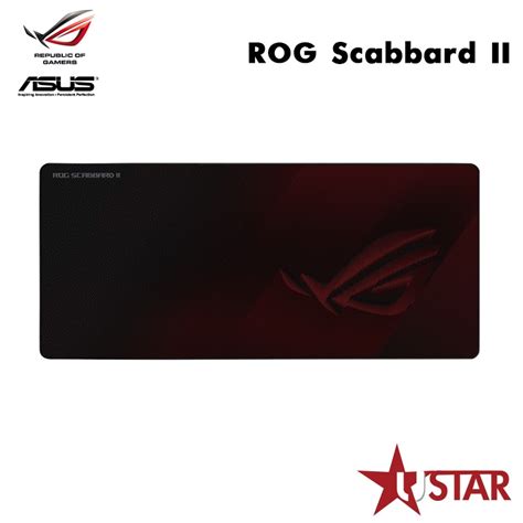 華碩 ASUS ROG Scabbard II 奈米塗層 防油 防潑水 滑鼠桌墊 電競鼠墊 蝦皮購物