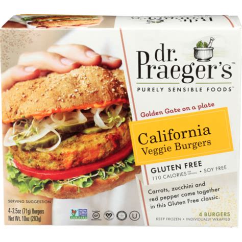 Dr Praegers Veggie California Burgers Oz Koshco Superstore