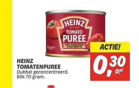 Heinz Tomatenpuree Aanbieding Bij Dekamarkt