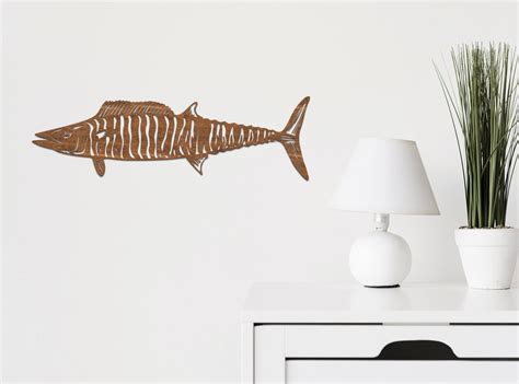 Wooden Fish Wall Decorwooden Fish Wall Artwooden Fish Etsy