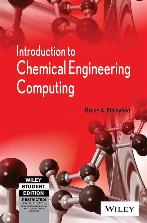 Buy Introduction To Chemical Engineering Computing Book Online At Low