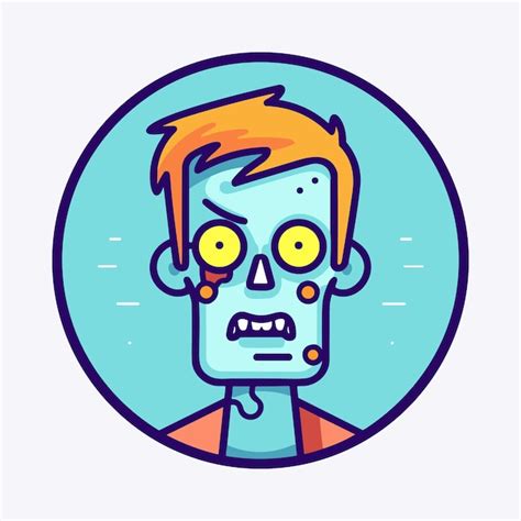 Premium Vector Zombie Invasion Zombie Icon