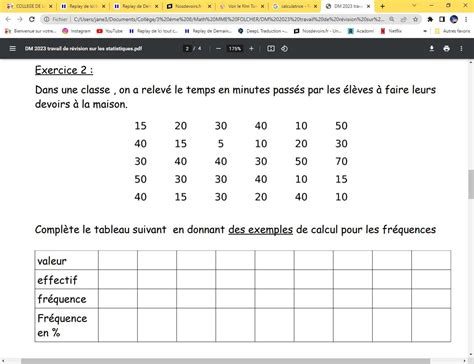 Bonjour J Aurai Besoin D Aide Pour Un Exercice De Maths Merci D Avance