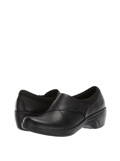 Clarks Clarks Grasp High Womens Leather Slip Resistant Work Loafers