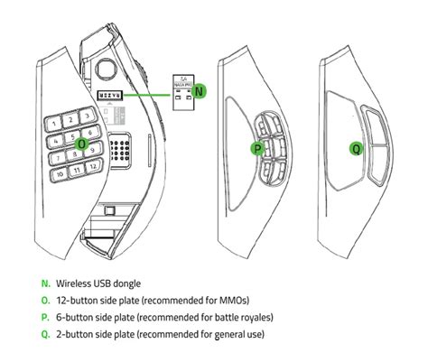 Razer Naga Pro Manual and FAQ