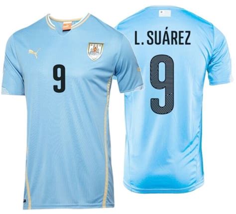 Puma Luis Suarez Uruguay Home Jersey Fifa World Cup Ebay