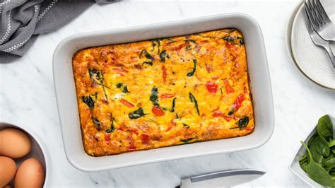 Cheesy Bacon Egg Bake Recipe