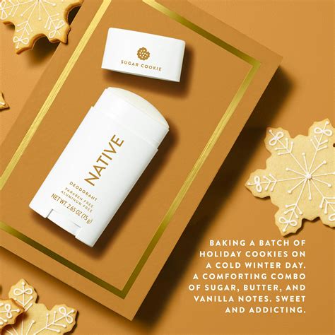 Native Holiday Collection Deodorant, Christmas Sugar Cookie Vanilla