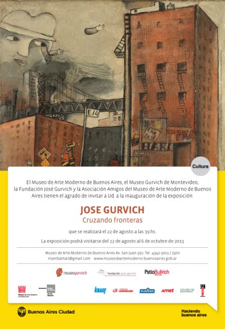 Servicio De Informaciones Del MUDI JOSE GURVICH En El MAMBA