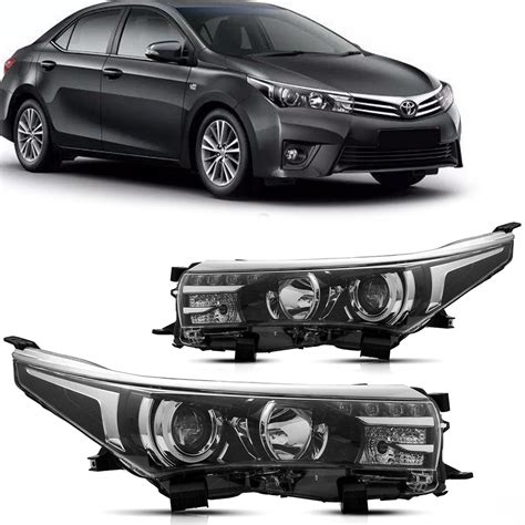 Farol Corolla 2014 2015 2016 2017 LED TYC