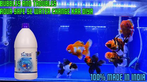 Guppy Fish Pond Ka Water Change Kar Diya With Bnt Aqua Safe YouTube