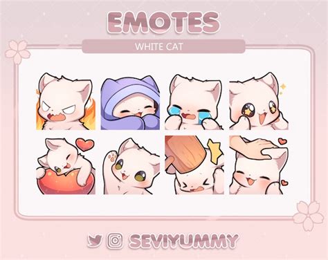 Moon Cat Twitch Pack Version 2 Badges Overlays Panels Packege