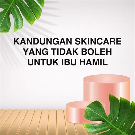 Kandungan Skincare Yang Tidak Boleh Untuk Ibu Hamil