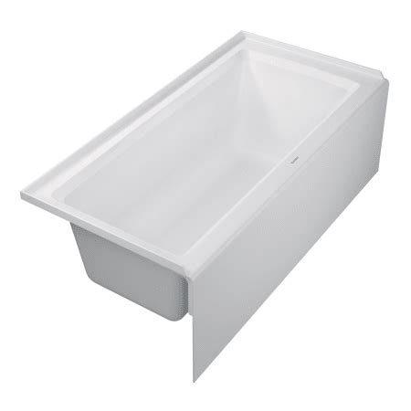 Duravit White Architec Alcove Acrylic Soaking Tub