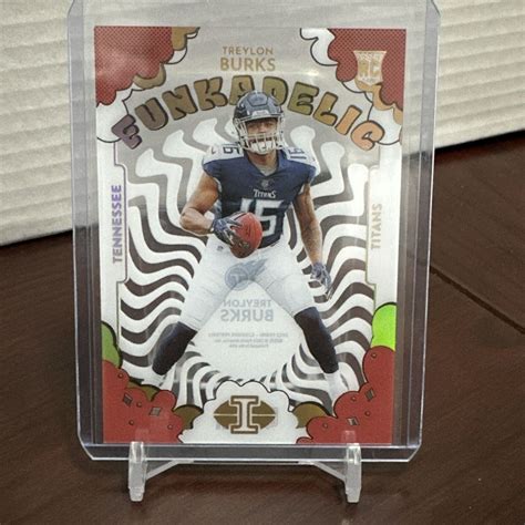 2022 Panini Illusions Funkadelic Red F 19 Treylon Burks 199 RC