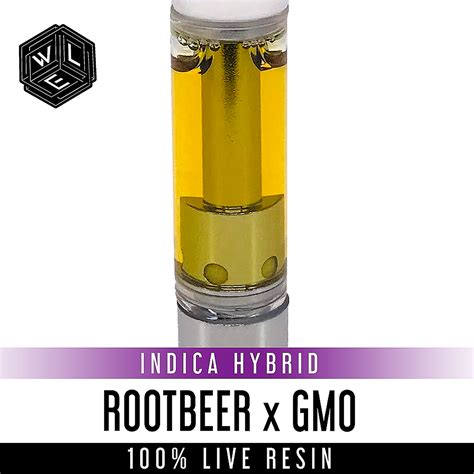 White Label Extracts Rootbeer X Gmo 100 Live Resin Cartridge 1 Gram