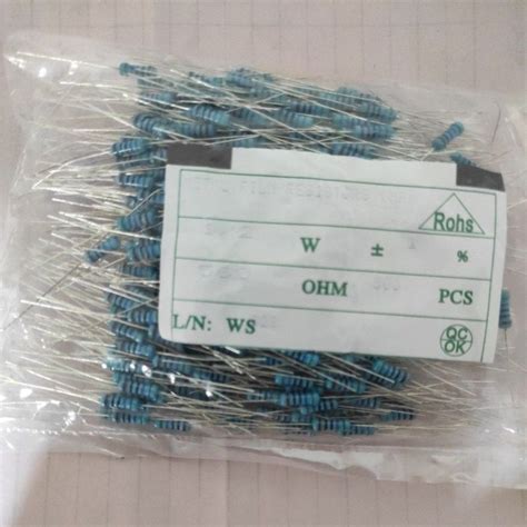 Jual Pcs Resistor Watt R R R W Biru Watt Metal